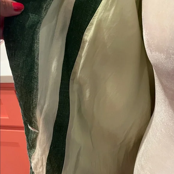 Simon Miller Lennox Jacket in Green Stripe - Picture 9 of 11